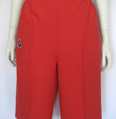 Domino Red Pants, Peddle Pushers and Shorts LESS THAN HALF PRICE